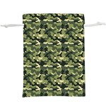 Camouflage pattern Lightweight Drawstring Pouch (XL) Front