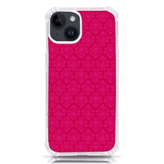 Pink Pattern, Abstract, Background, Bright, Desenho Iphone 14 Tpu Uv Print Case by nateshop