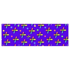 Abstract Background Cross Hashtag Banner And Sign 12  X 4  by Maspions