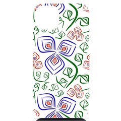 Bloom Nature Plant Pattern Iphone 14 Plus Black Uv Print Case by Maspions