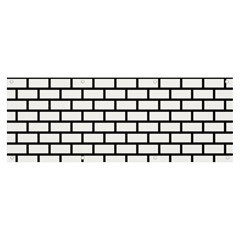 Bricks Wall Pattern Seamless Banner And Sign 8  X 3  by Maspions
