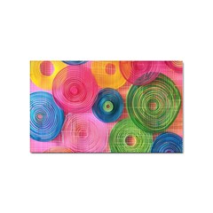 Colorful Abstract Patterns Sticker Rectangular (10 Pack) by Maspions