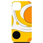 Abstract Pattern iPhone 14 Plus Black UV Print Case Front