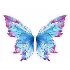 Butterfly-drawing-art-fairytale  Two Sides Premium Plush Fleece Blanket (teen Size) by saad11