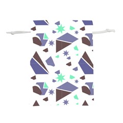 Seamless Pattern Geometric Texture Lightweight Drawstring Pouch (m) by Maspions