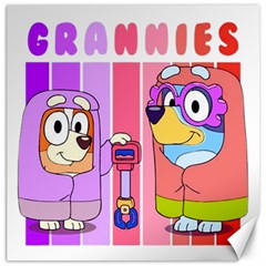 Grannies Bluey Canvas 20  X 20  by avitendut