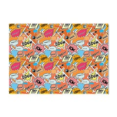 Pop Culture Abstract Pattern Crystal Sticker (a4) by designsbymallika