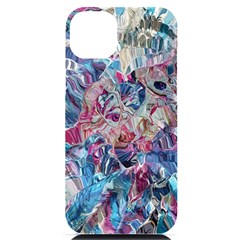 Three Layers Blend Module 1-5 Liquify Iphone 14 Plus Black Uv Print Case by kaleidomarblingart