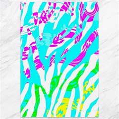 Animal Print Bright Abstract Canvas 12  X 18  by Ndabl3x