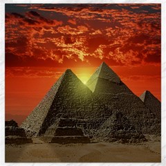 Pyramids Egypt Monument Landmark Sunrise Sunset Egyptian Canvas 12  X 12  by Proyonanggan