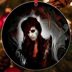 Melancholy Autumn Uv Print Acrylic Ornament Round by MRNStudios