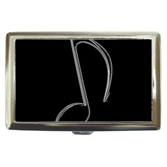 Eighth Note 8e245177-3b01-46c5-8203-b2dfeddb6d62 Cigarette Money Case by RiverRootz