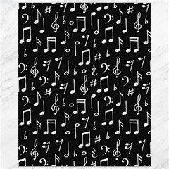 Chalk Music Notes Signs Seamless Pattern Canvas 16  X 20  by Ravend