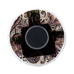 Paisley Print Musical Notes5 On-the-go Memory Card Reader by RiverRootz