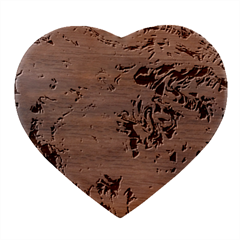 Abstract Wings Heart Wood Jewelry Box by kaleidomarblingart