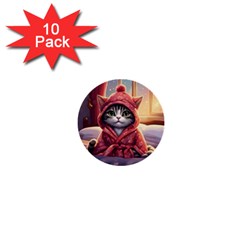 Cat 2 1  Mini Buttons (10 Pack)  by 2607694a