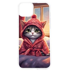 Cat 2 Iphone 15 Tpu Uv Print Case by 2607694a