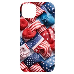 Us Presidential Election Colorful Vibrant Pattern Design  Iphone 14 Plus Black Uv Print Case by dflcprintsclothing