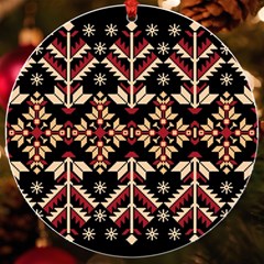 Vector Illustration Of Ukrainian Folk Seamless Pattern Ethnic Ornament Border Element Traditional Uv Print Acrylic Ornament Round by Bedest