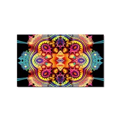 Gelb Floral Sticker Rectangular (100 Pack) by 2607694c