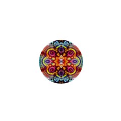 Abstrakte Blume 1  Mini Buttons by 2607694c