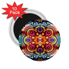 Abstrakte Blume 2 25  Magnets (10 Pack)  by 2607694c