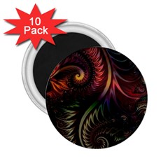 Fractal  2 25  Magnets (10 Pack)  by 2607694c