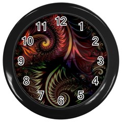 Fractal  Wall Clock (black) by 2607694c