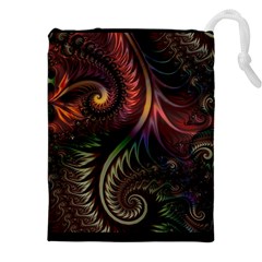 Gelb Fractal Drawstring Pouch (5xl) by 2607694c