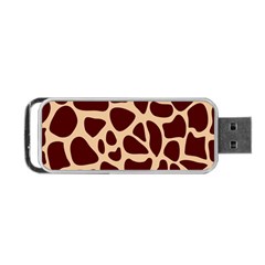 Animal Print Girraf Patterns Portable Usb Flash (one Side) by Ket1n9