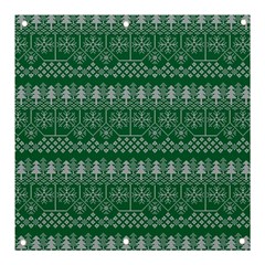 Christmas Knit Digital Banner And Sign 3  X 3  by Mariart