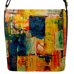 Wall Art Flap Closure Messenger Bag (s) by Azkajaya