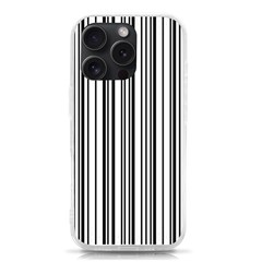 Barcode Pattern Iphone 15 Pro Tpu Uv Print Case by Ket1n9