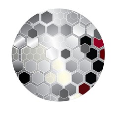 Honeycomb Pattern Mini Round Pill Box (pack Of 3) by Ket1n9