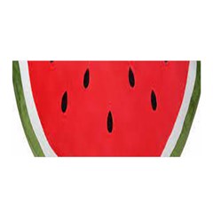 Watermelon Pillow Fluffy Satin Wrap 35  X 70  by Azkajaya