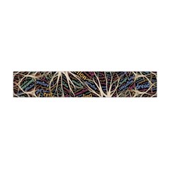 Mental Human Experience Mindset Pattern Premium Plush Fleece Scarf (mini) by Paksenen