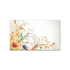 Flower Sticker Rectangular (10 Pack) by 2607694c