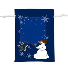 Snowman Lightweight Drawstring Pouch (xl) by 2607694c