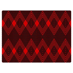 Pattern Red Black, Premium Plush Fleece Blanket (extra Small) by 2607694c