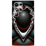 fractal eye Samsung Galaxy S24 Ultra 6.9 Inch Black TPU UV Case Front