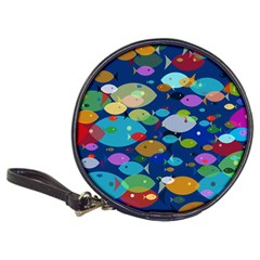 Illustrations Sea Fish Swimming Colors Classic 20-cd Wallets by anzea