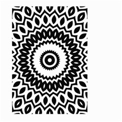 Circular Concentric Radial Symmetry Abstract Large Garden Flag (two Sides) by Proyonanggan