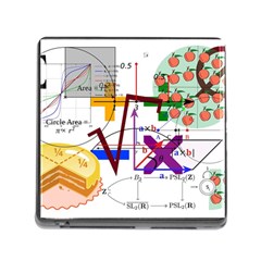 Mathematics Formula Physics School Memory Card Reader (square 5 Slot) by Bedest