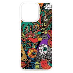 Cute Cartoon Doodle Iphone 15 Plus Tpu Uv Print Case by Bedest
