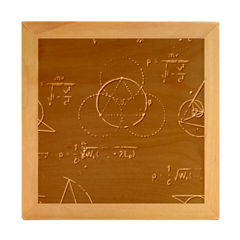 Math Board Circuit Circuits Computer Shield Tech Technology Wood Photo Frame Cube by Loisa77