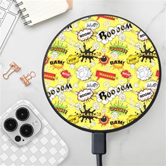 Cartoon Comics Pattern Wireless Fast Charger(black) by Loisa77