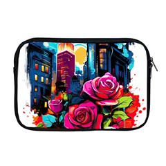 City Rose 2-gigapixel-art-scale-4 00x Apple Macbook Pro 17  Zipper Case by BrightWear