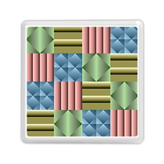 Patchwork Tile Pattern Mosaic Memory Card Reader (square) by Loisa77