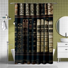 Antique Vintage Old Book Shower Curtain 48  X 72  (small)  by Perong