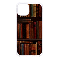 Old Books Vintage Office Antique Library Iphone 13 Tpu Uv Print Case by Perong